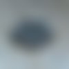 Perles rondelles à facettes grises 6x5mm x30 pgr1-12
