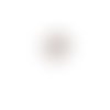 Intercalaire support cabochon rond 14mm argenté en acier inoxydable sca-31