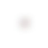 Intercalaire support cabochon rond 12mm argenté en acier inoxydable sca-33