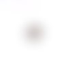 Intercalaire support cabochon rond 20mm argenté en acier inoxydable sca-36