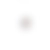 Intercalaire support cabochon rond 18mm argenté en acier inoxydable sca-38