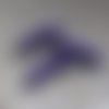 Perle tube incurvé violet en acrylique 32x9mm pvi1-7