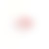 Estampe filigrane feuille rose 30x30mm geros-83