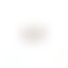 Estampe filigrane ronde blanche 27x25mm blc25-7