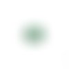 Estampe filigrane ronde verte 27x25mm ve32-5