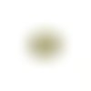 Estampe filigrane ronde kaki 27x25mm ve32-6