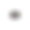 Estampe filigrane ronde noire 27x25mm no21-8