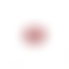 Estampe filigrane ronde rouge 27x25mm rou21-1