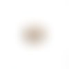 Estampe filigrane ronde beige 27x25mm blc25-8