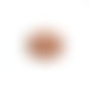 Estampe filigrane ronde or rose 37x35mm gedo-49