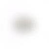Estampe filigrane ronde blanche 37x35mm geblc-20