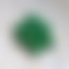 Perles rondelles à facettes verte 8x6mm pve7-22