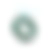 Perles rondes facettées en turquoise africaine naturelle (jaspe) 3mm pp1-65