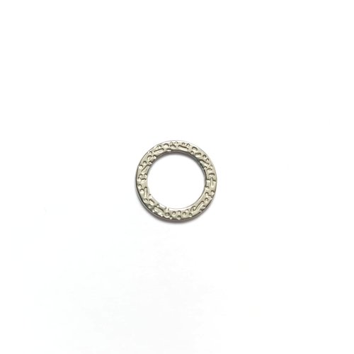 Anneau intercalaire argenté acier inox 304 15mm x1 ou x10 ar26-8