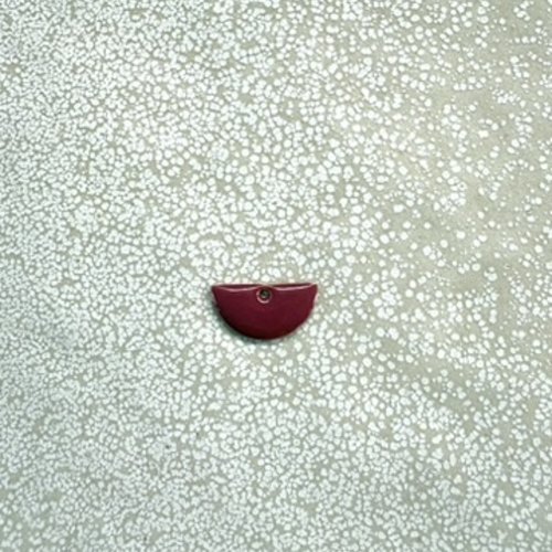 Sequin émaillé demi-lune rose 8x15 mm laiton doré – sequin demi-lune bijoux diy ros24-10