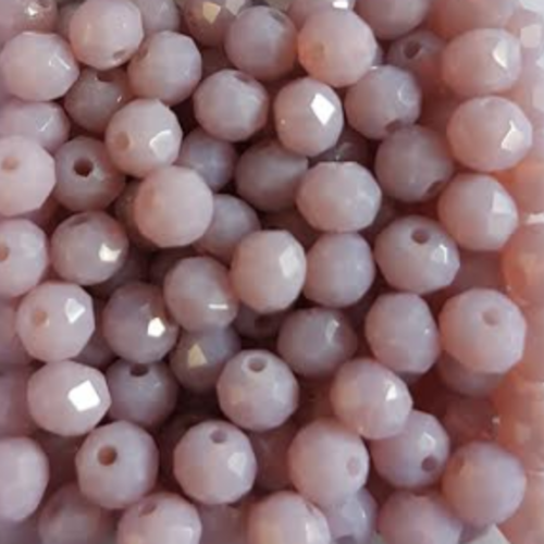 Perles à facettes violettes 4x3mm x50 pvi4-10