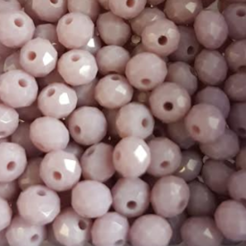 Perles à facettes mauves 4x3mm x50 pvi4-4