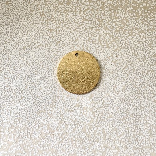 Sequin rond pailleté en acier inoxydable 304 doré pvd – 20 mm do50-5