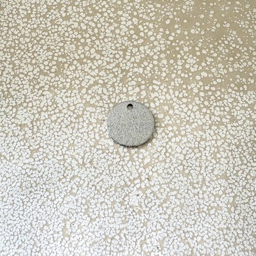 Sequin rond pailleté en acier inoxydable 304 argenté – 12 mm ar65-9