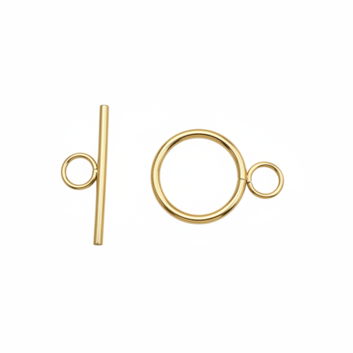 Fermoir t acier inoxydable doré pvd 20 mm – fermoir toggle pour bijoux diy apf-40