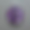 Bouton rond violet 2 trous 15 mm