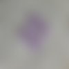 Bouton rond violet blanc 12mm 2 trous