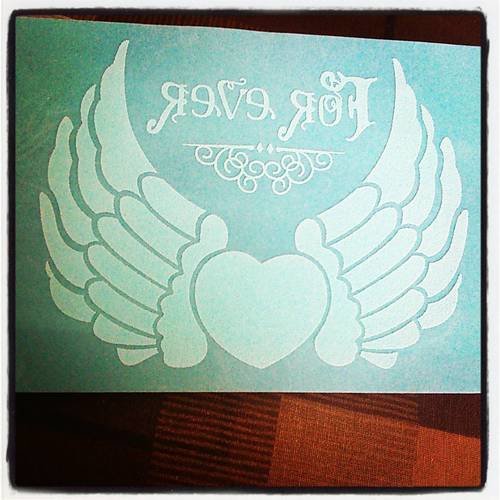 Transferts ailes d'anges,bleues ... aspect velours-- neuf 