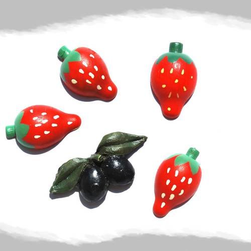 Miniatures fraises et olives  