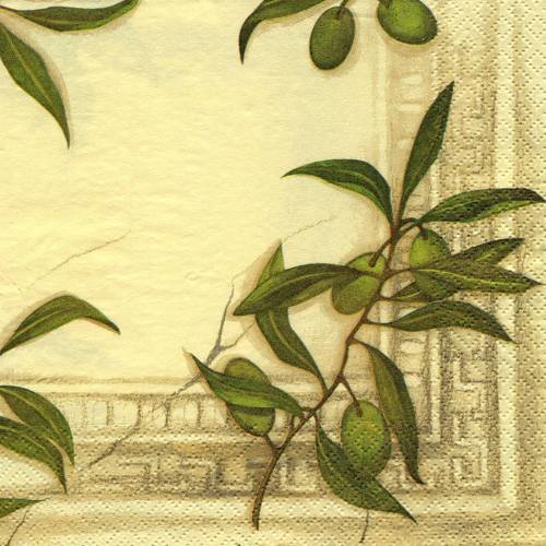 A. serviette papier olives de provence n°7 