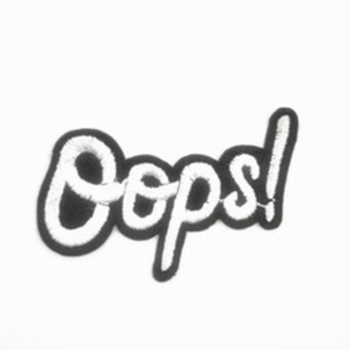 Patch "oops!" - 30mm x 40mm