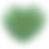 X 1 coeur vert musical de bola de grossesse 2,4 x 2,2 cm en métal 