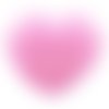 X 1 coeur rose musical de bola de grossesse 2,4 x 2,2 cm métal 