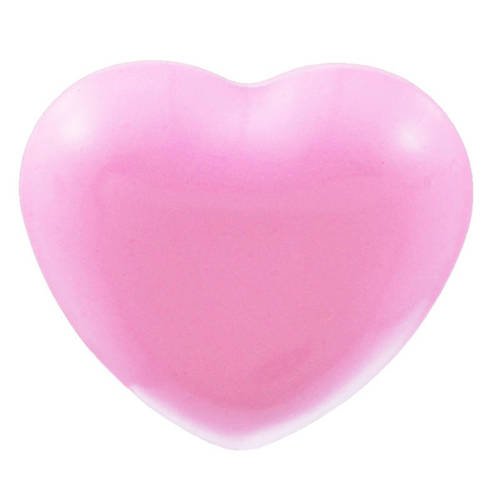 X 1 coeur rose musical de bola de grossesse 2,4 x 2,2 cm métal 