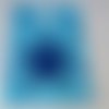 X 10 grands sachets/pochettes cadeaux plastique bleu motif étoile 22 x 16 cm 