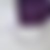 X 5 mètres de fils cordon macramé coton ciré violet 1 mm 