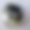 X 1 camée/cabochon ovale en verre motif chien 25 x 18 mm 