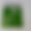 X 10 sachets/pochette adhésif vert motif coeur/fleur pour bonbon/gâteaux en plastique 14 x 10 cm 
