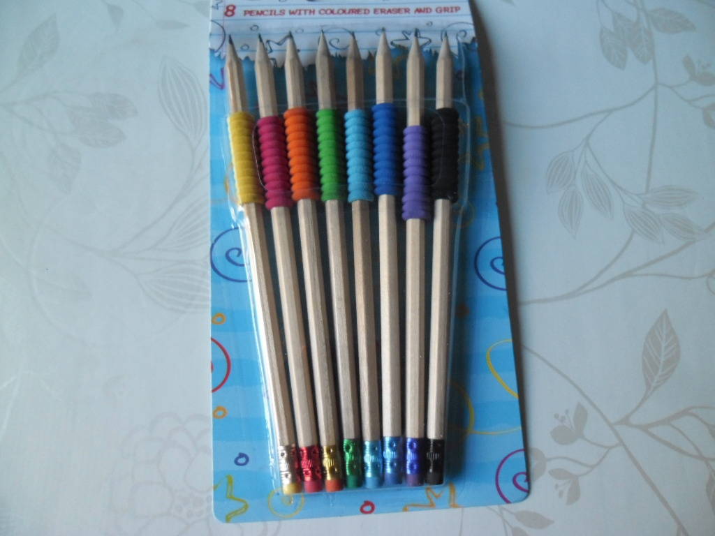Crayons de bois - Faciles à tenir - 8