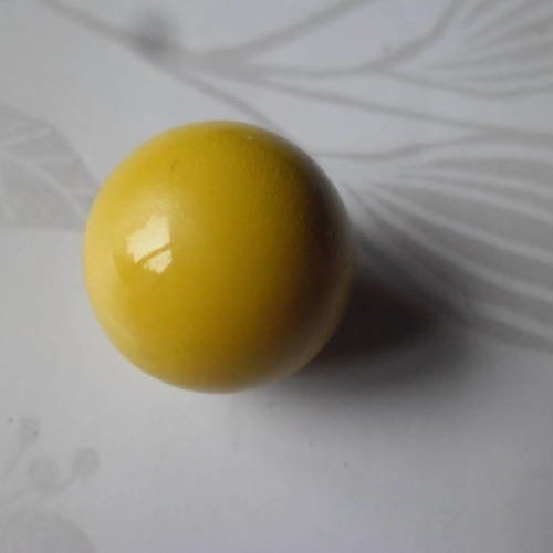 X 1 boule musical de bola de grossesse 18 mm couleur jaune/vert 