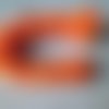 X 27 mètres de fil shamballa orange fluo nylon macramé cordon tressé 1 mm 
