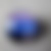 X 1 bouton pression(bijou)rond verre dome motif tour eiffel 18 mm 