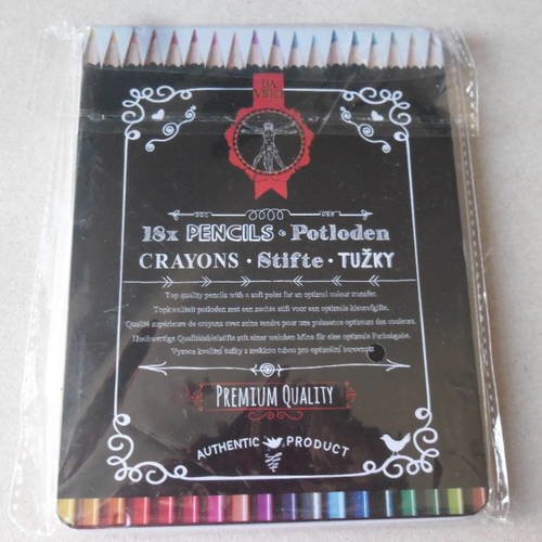 X 1 boite de 18 mixte crayons de couleur de qualité supérieur 