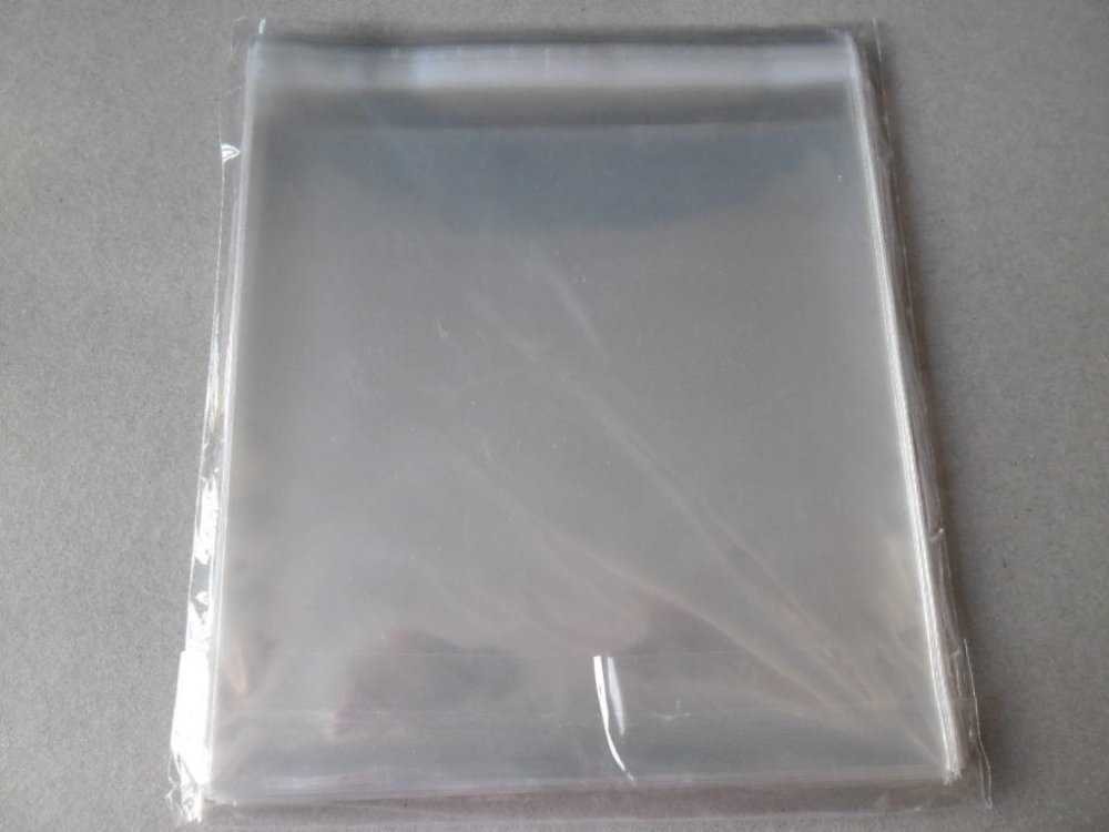 X 1 lot de 50 sachets adhésif transparent pour carte 15 x 15 cm - Un grand  marché