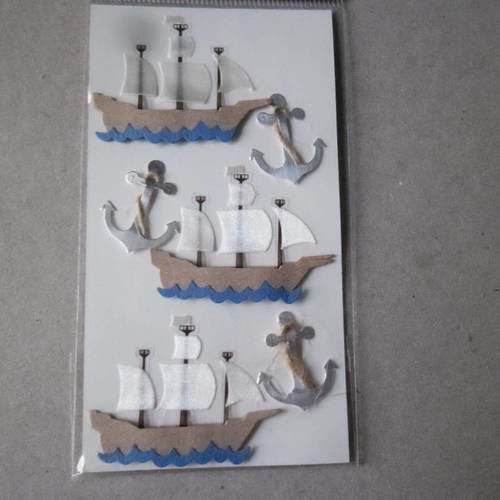 X 1 planche de stickers autocollants artwork bateau de pirate 