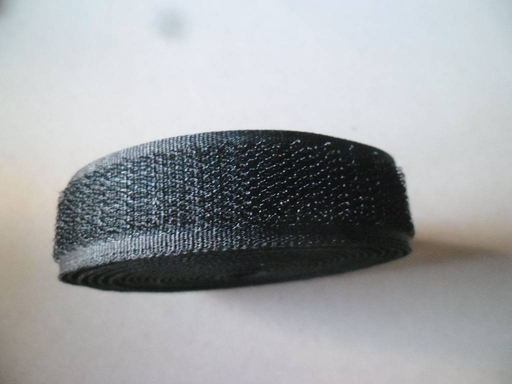 Bande plaque adhésive noir auto agrippant scratch velcro 10 x 20 cm CROCHET  X