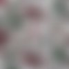 45 x 100 cm coupon de tissu coton patchwork beige motif noel 