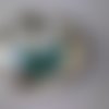 X 1 camée/cabochon verre dome rond motif papillon 25 mm 