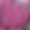 X 20 perles acrylique ronde couleur rose satiné 8 mm