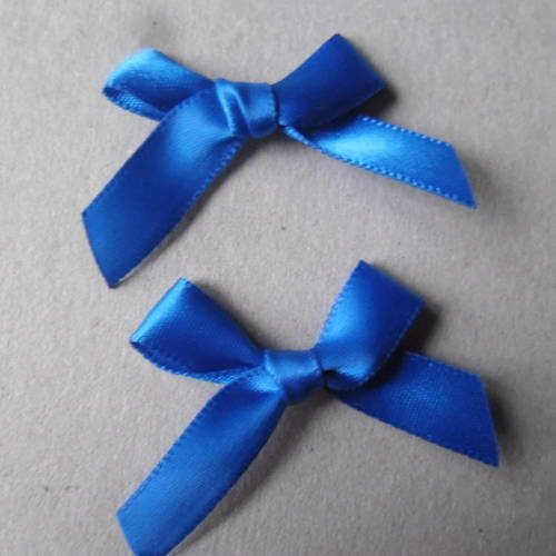 X 5 nœuds de couleur bleu marine en satin 33 x 38 mm 