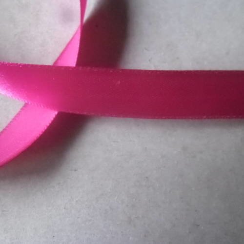 X 1 mètre de ruban satin satiné couleur rose-reed 15 mm 
